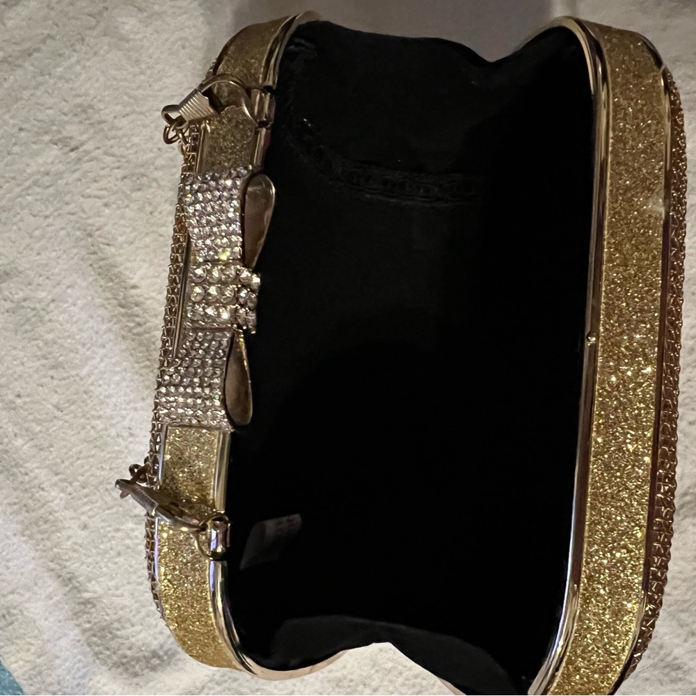 Elegant Gold Clutch Bag
